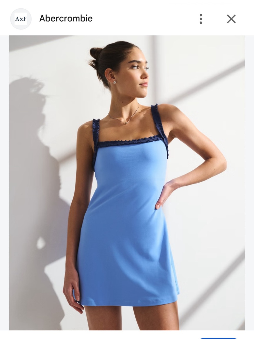 Abercrombie YPB Scrunchie Strap Active Dress